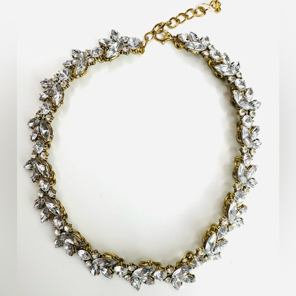 Shop for Jayu Brass and Crystal Necklace - Picture 4 of 6